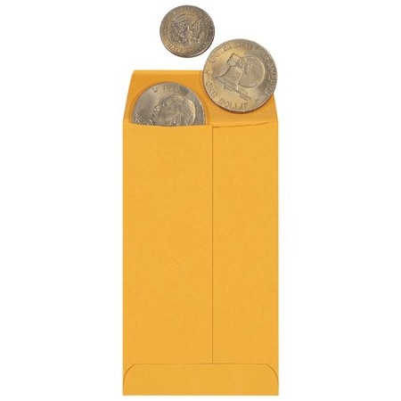 Bsc Preferred 3 1/8 x 5-1/2'' Kraft Gummed Envelopes, 5000PK BUY00021379